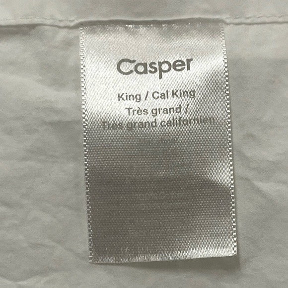 Casper 100% Cotton Flat Sheet - King - Picture 2 of 4